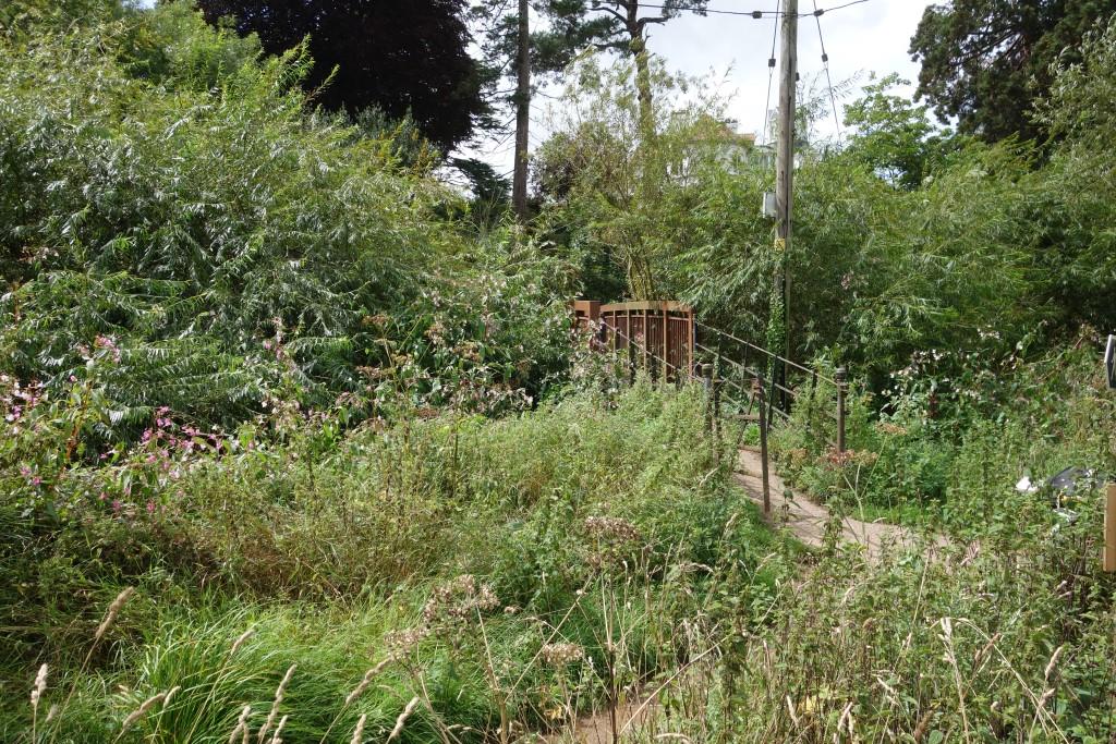 Station footbridge, Brampford Speke