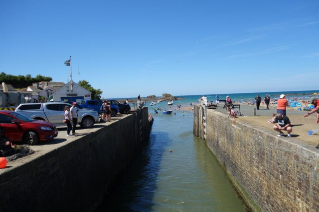 Bude Canal sea lock