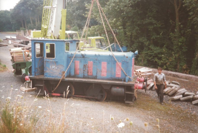 Rerailing Perseus at Christow