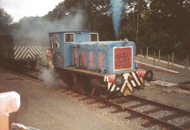 Rerailing Perseus at Christow