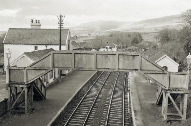 The station looks very bare, suggesting that staff was gone and the end was near. Okehampton to Friary
