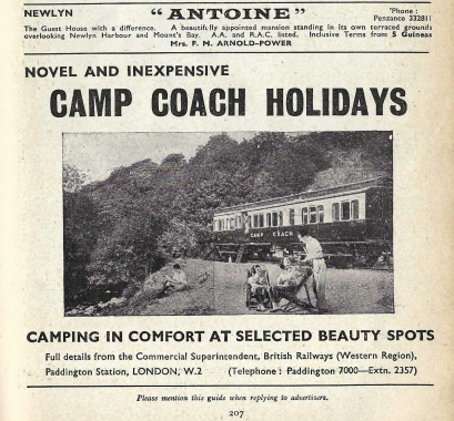 An advertisement in the 1953 B.R. "Holiday Guide," the successor to the Great Western's "Holiday Haunts." Dawlish Warren