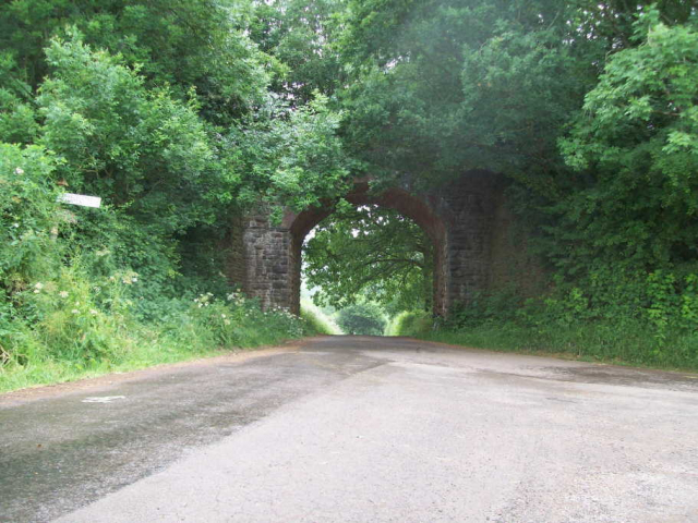 Now heading south-west, the line passes over Sminhay Bridge, where it is clear that the engineer has realigned the roads to make for less expensive construction. Devon & Somerset Railway