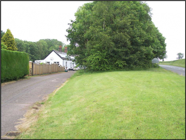 Further along, the bypass and county “welcome” sign can be seen at right. Devon & Somerset Railway