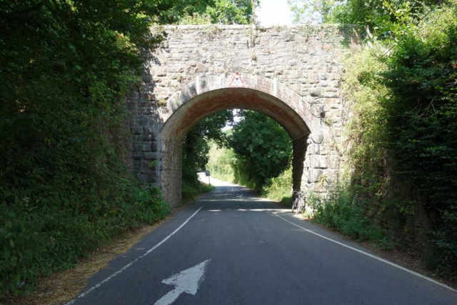 The bridge over the A396, not far from Exe Bridge. Devon & Somerset Railway