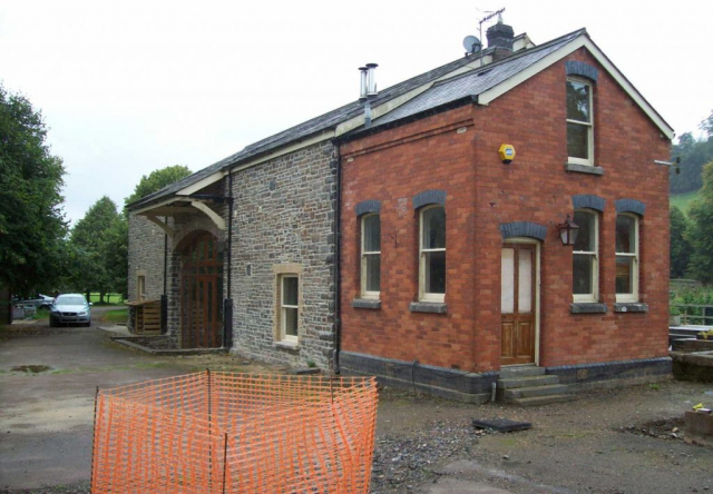 Oddly obscured in two previous shots, the later brick-built extension of the goods shed to provide a large office gives an indication of how much traffic would once have been handled at this railhead on the edge of Exmoor. Devon & Somerset Railway