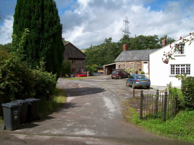 The lean-to extension of the former Station Master’s house at right is actually a double garage. Devon & Somerset Railway
