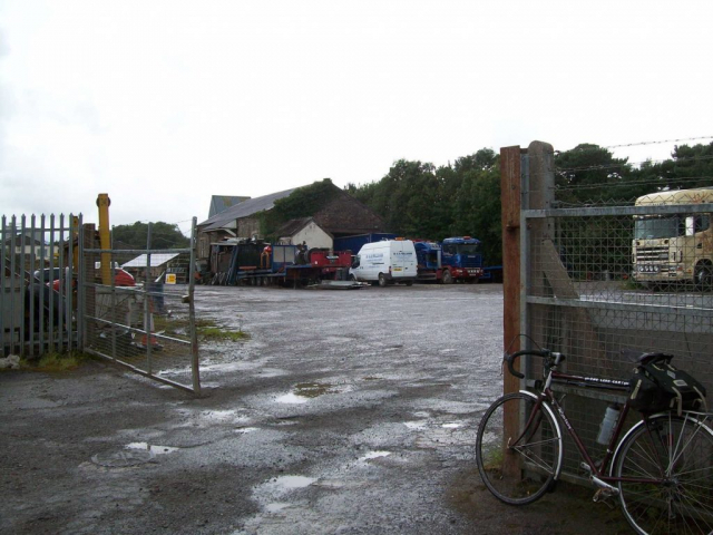 As is often the case, the station site is occupied by a road haulage firm, a successor of the ones which so undermined the railway’s trading position between the wars, greatly assisted by unequal terms of competition. Devon & Somerset Railway