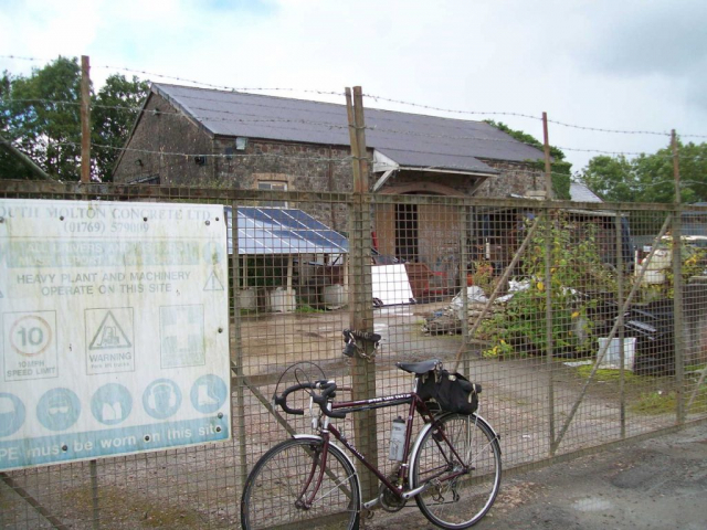 The station building, which stood to the right of the Goods Shed was demolished in 2003. Devon & Somerset Railway