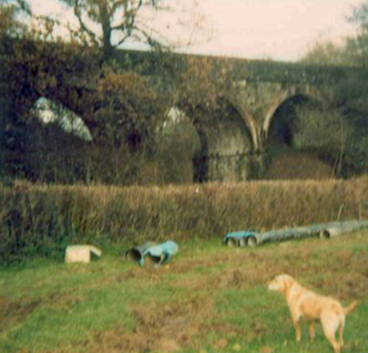 Driver Alex, an old friend of the railway, has relations who live near Landkey. He took the before and after shots of Birch Road Bridge, between Swimbridge and Barnstaple. Devon & Somerset Railway