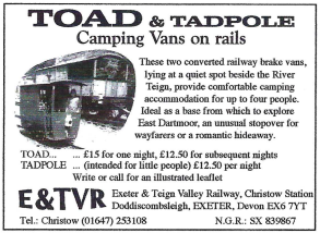 From the days when advertisement appeared in papers and magazines, and bookings were taken over the telephone. Dawlish Warren