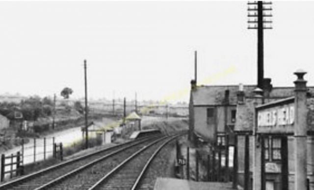 Ferndale Road is seen at left. Okehampton to Friary