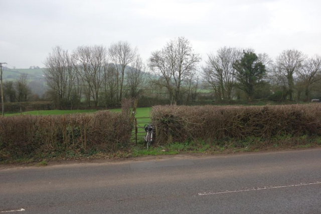 The path to Burn (for Butterleigh) Halt. Cadeleigh, Cheriton Fitzpaine and Stockleigh Pomeroy