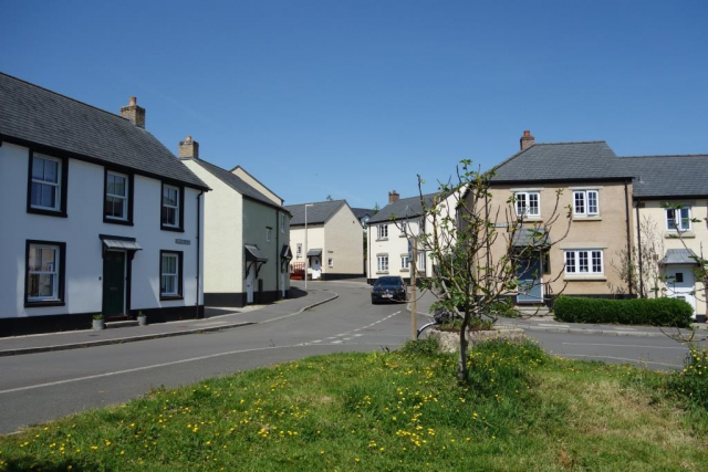 The mix of styles with broken rooflines certainly distinguished this development. Bellacouch Meadow