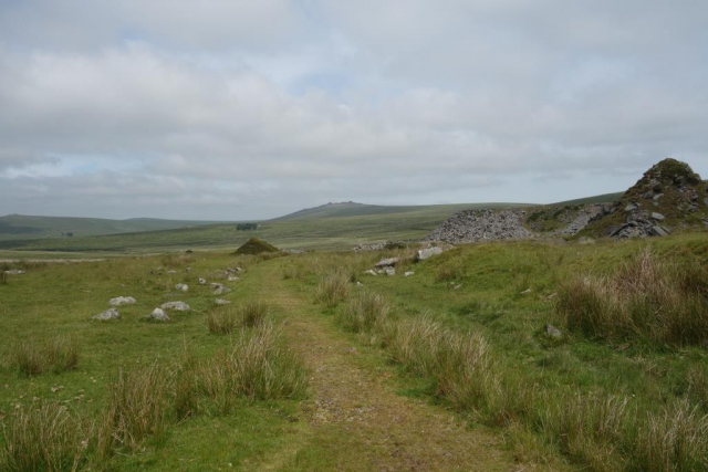 The O.S. plotted a line to the left and another further on to the right. Foggintor