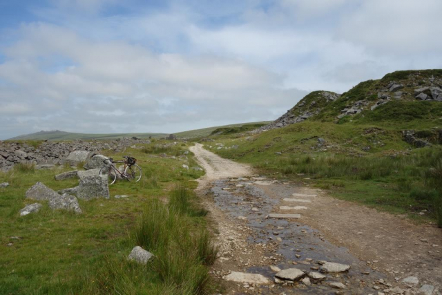 The former turnout led towards the quarry. Foggintor