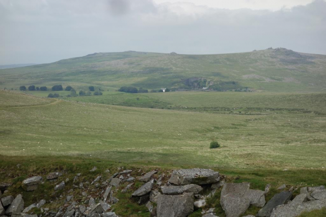 The much more recently closed Merrivale Quarry, which the scout visited when it was in operation. The branch railway is seen at left. Foggintor