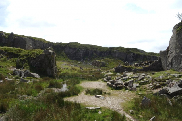 A century and a quarter of disuse. Now granite is brought from China. Foggintor