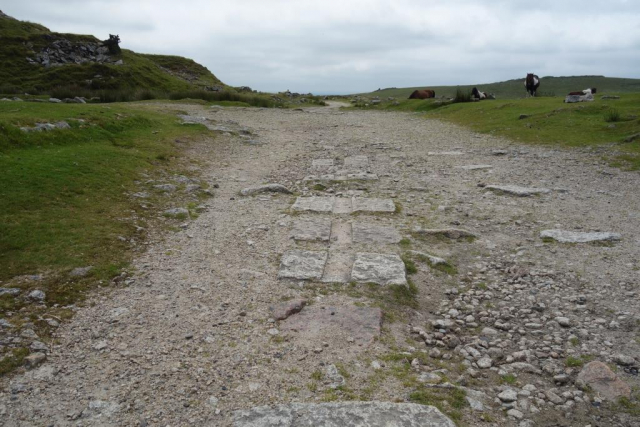 There was a turnout here taking a line towards the northern entrance. Foggintor