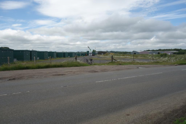 Looking west along Runway No. 1 - 09-27. The runway smothered the lane which once led from Winkleigh Moor Cross, about 100 yards behind the camera. Eggesford to Okehampton